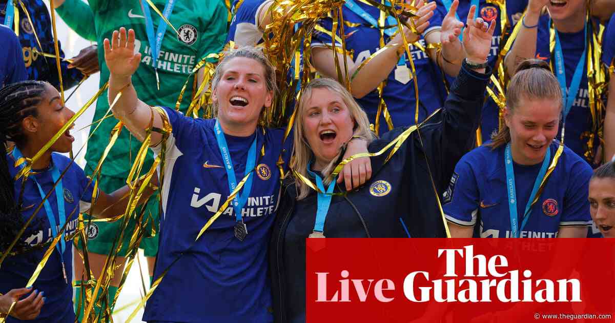 Manchester United 0-6 Chelsea: Blues win WSL title on final day – as it happened