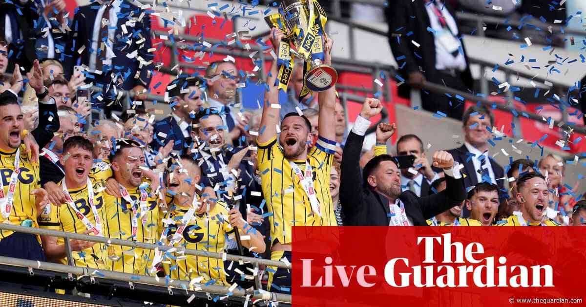 Bolton 0-2 Oxford United: League One playoff final – live reaction