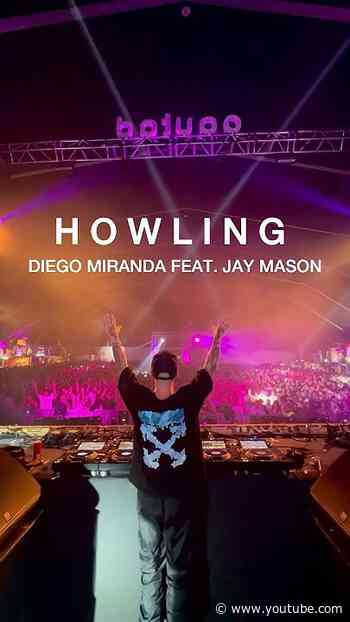 HOWLING - Diego Miranda feat Jay Mason - LIVE!🔥 @ONErpmBR #diegomiranda #newmusic #onerpm