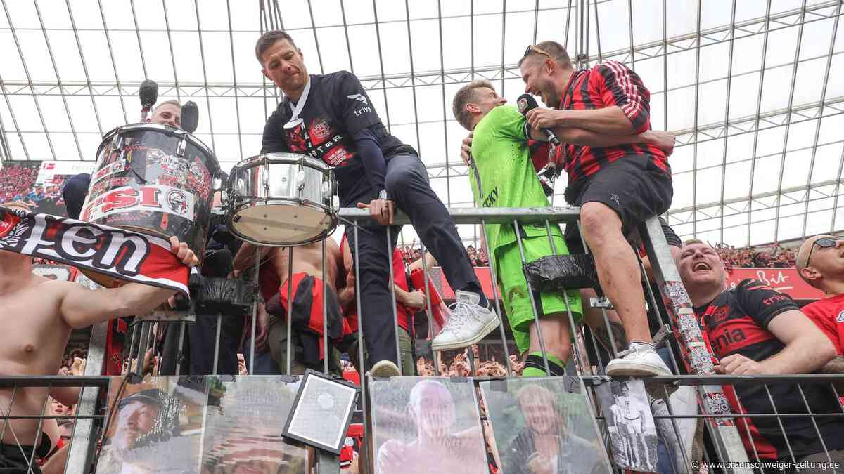 Bayer Leverkusen feiert: Schrecksekunde wegen Meisterschale