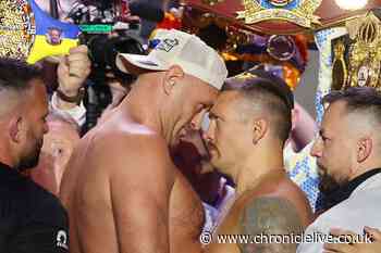 Tyson Fury vs Oleksandr Usyk LIVE: Updates as heavyweight boxing giants meet in Riyadh