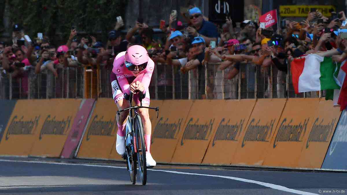 Tagessieg für Ganna, aber ...: Pogačar hängt Giro-Konkurrenz noch einmal im Zeitfahren ab