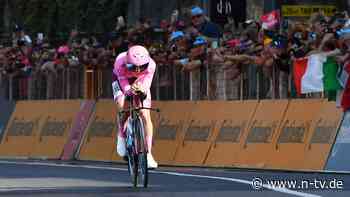 Tagessieg für Ganna, aber ...: Pogačar hängt Giro-Konkurrenz noch einmal im Zeitfahren ab