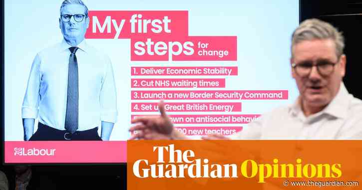 Starmer takes it step by step in the phoney war that is a general election campaign | John Crace
