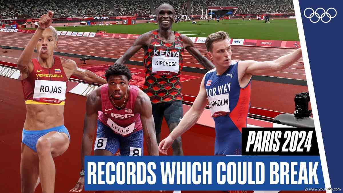 😱 Will these world records be broken in Paris? 🤯🏃🏻‍♀️💨
