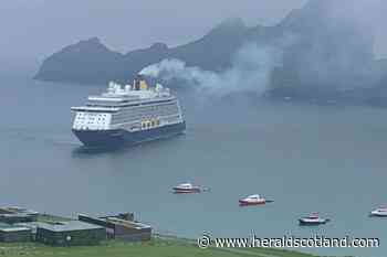 Cruise ship firm responds to outrage over St Kilda visit