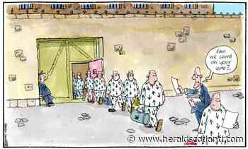 Our cartoonist Steven Camley’s take on crisis in prisons