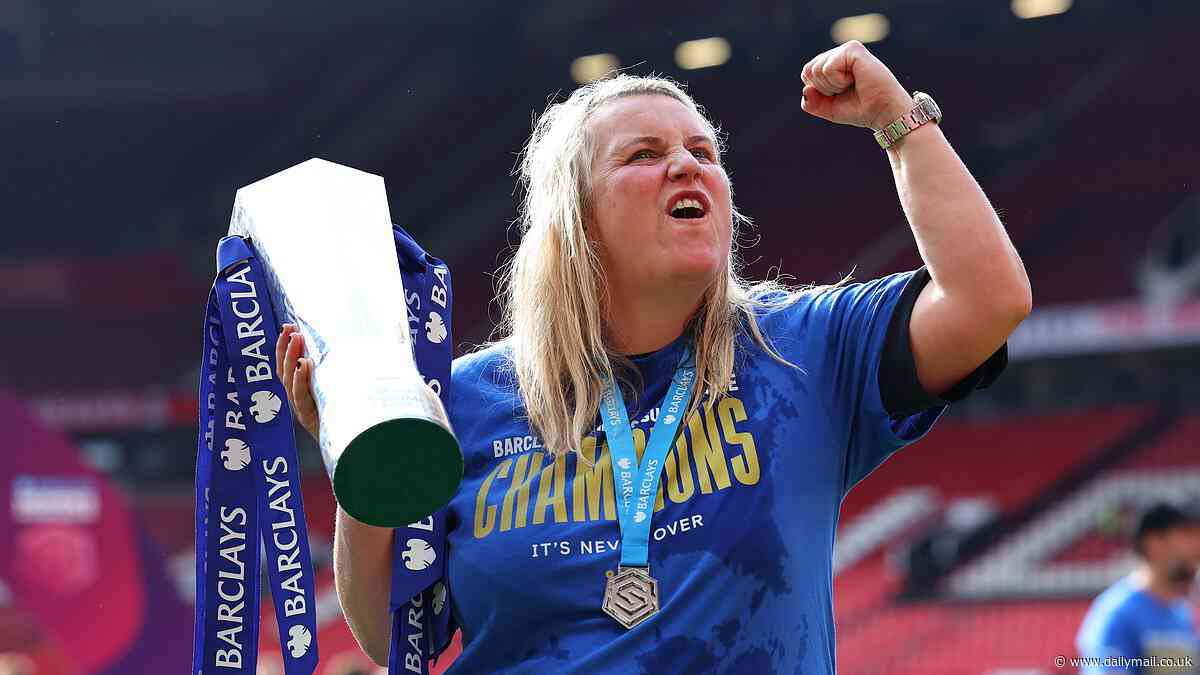 Emma Hayes reveals she missed sharing a drink with Sir Alex Ferguson as she was too busy celebrating after her Chelsea side thrashed Man United 6-0 to win the WSL title in her final match in charge of the Blues