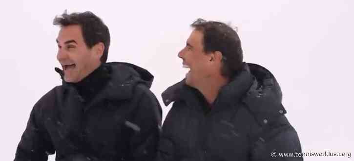 Watch: Roger Federer, Rafael Nadal tease each other in snowy Dolomites moutains