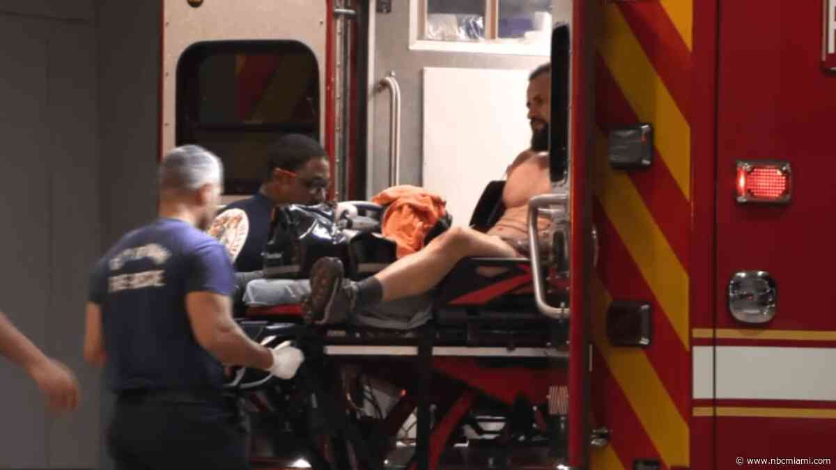 Man hospitalized, woman detained after apparent stabbing in Miami
