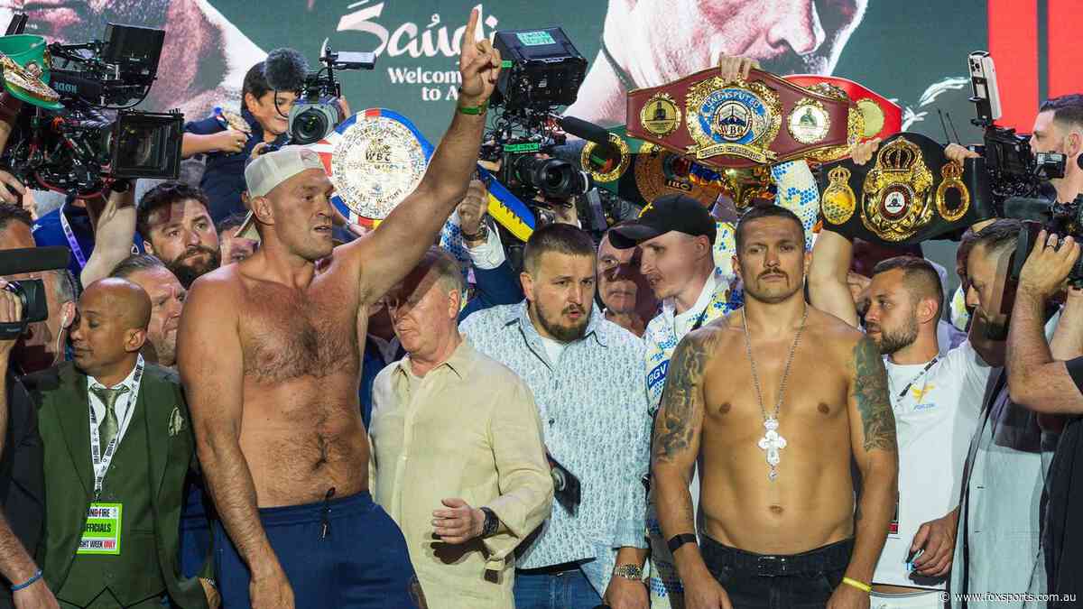 Fury vs Usyk LIVE: 25-year first as heavyweight icons face off, shock weight mystery solved