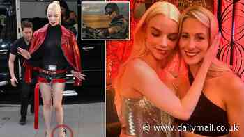 Anya Taylor-Joy praises Mad Max stunt double as being like a 'sister' to her and says she is now 'one of my best friends in the entire world' before actress, 28, was seen struggling with her Louboutin heels in London