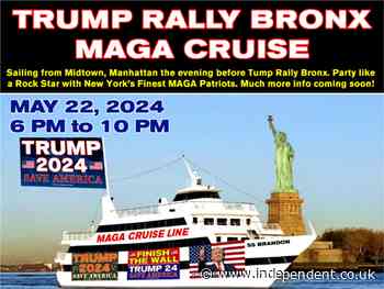 ‘BYOB’ MAGA cruise around New York announced to coincide with Trump’s Bronx rally