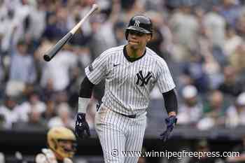Soto, Judge and Stanton give Yankees first teammates trio of season with double-digit homers