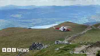 Injured paraglider rescued from Perthshire mountain