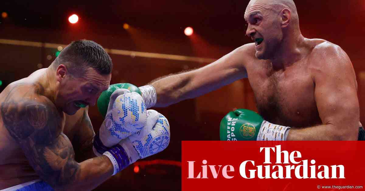Tyson Fury v Oleksandr Usyk: undisputed heavyweight championship – live