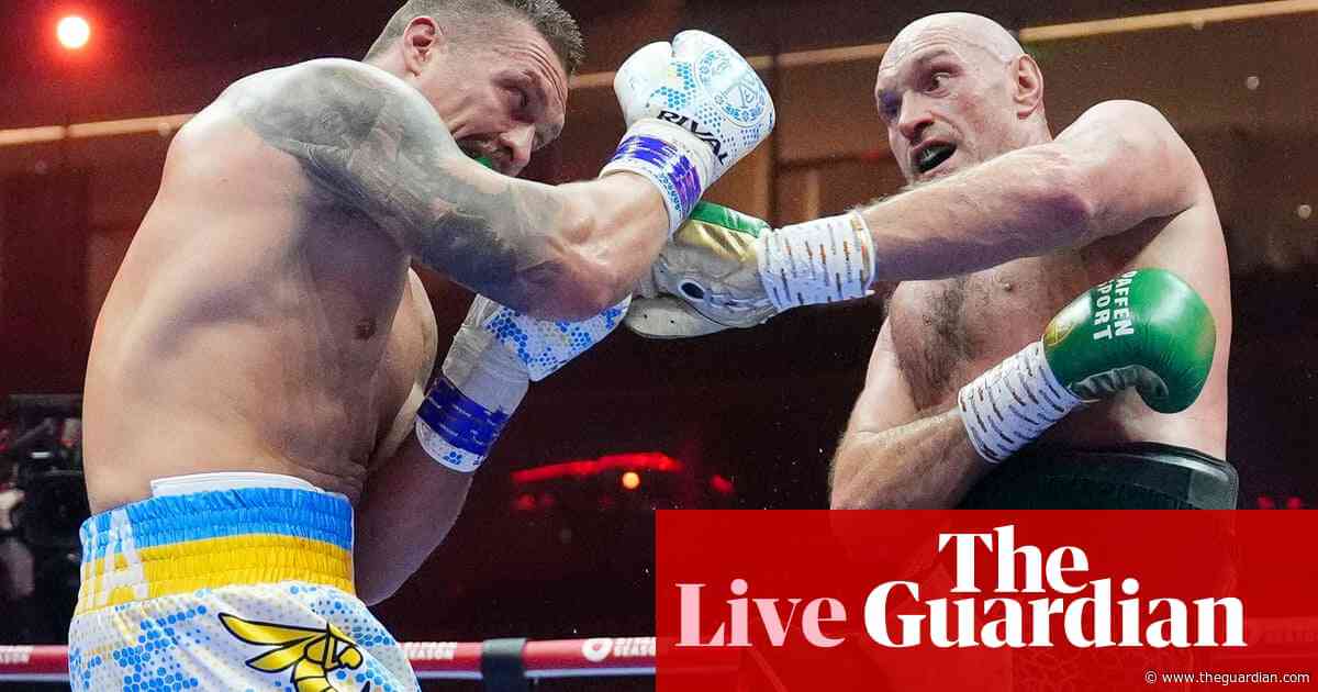 Oleksandr Usyk defeats Tyson Fury to win undisputed heavyweight championship – live
