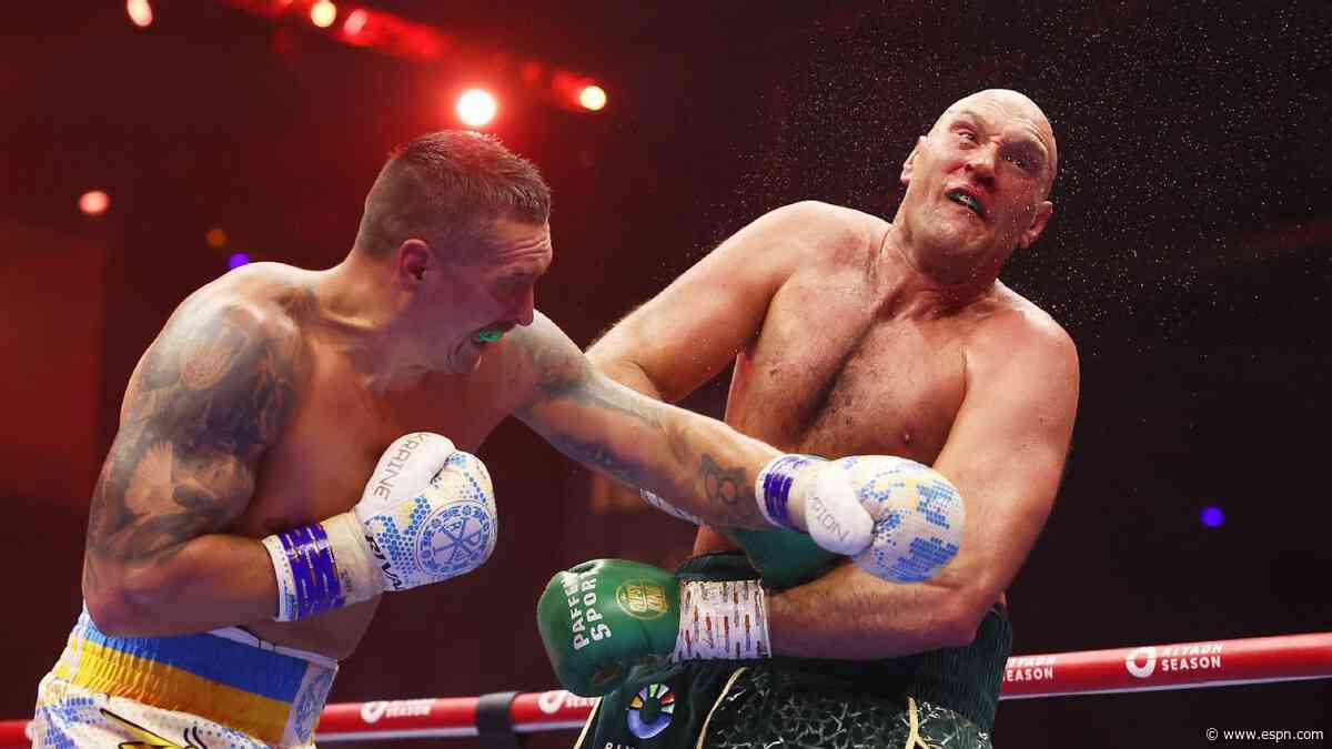 Usyk narrowly tops Fury to win undisputed crown