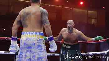 Fury usyk undercard uk time