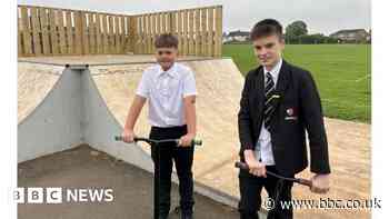 'It's amazing to see our skatepark open at last'