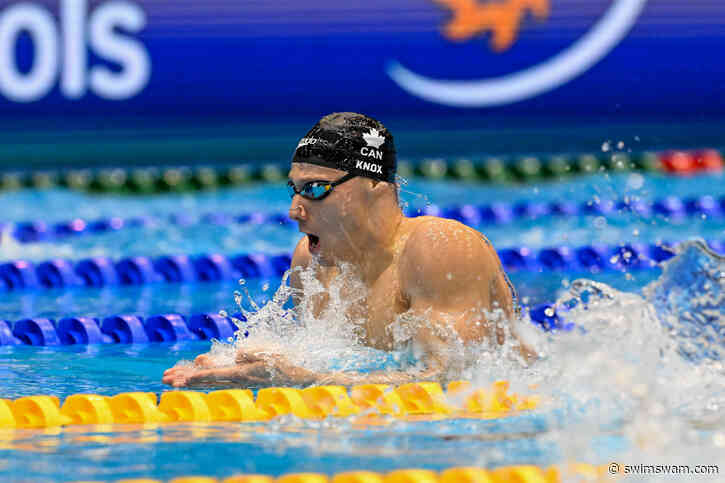 Finlay Knox Swims 200 IM Canadian Record To Book First Individual Paris Qualification