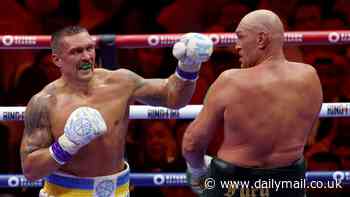 Alternative angle shows BRUTAL Oleksandr Usyk attack that saw Tyson Fury face referee count in ninth round of undisputed heavyweight fight