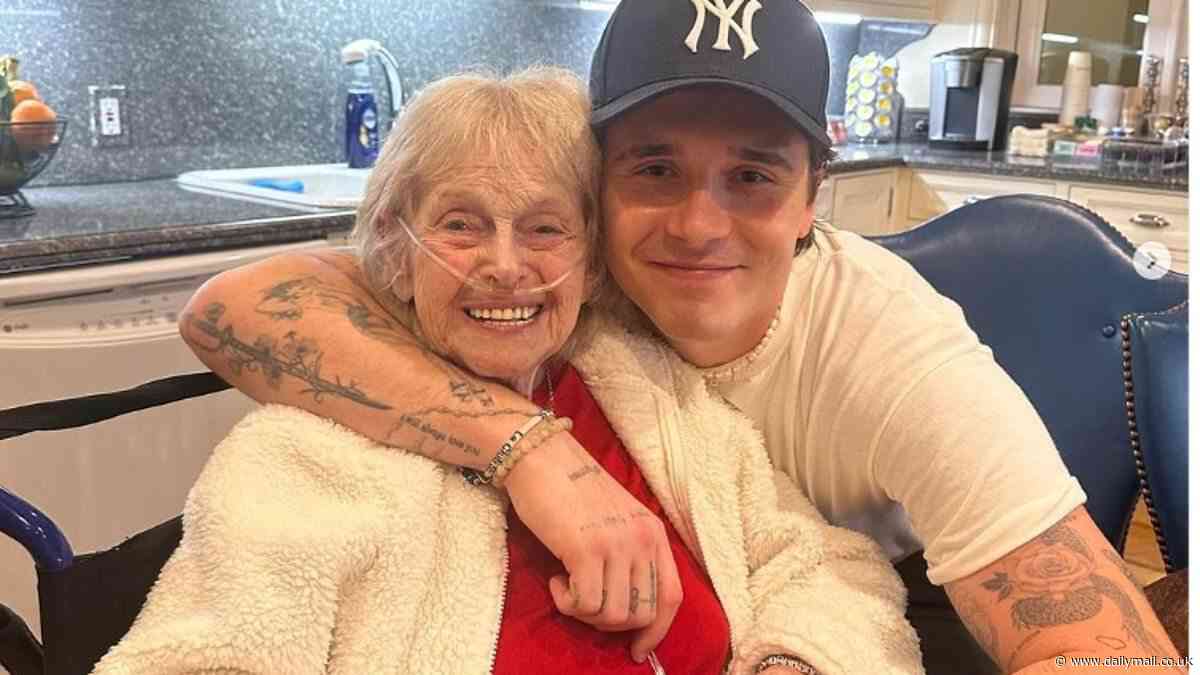 Brooklyn Beckham shares sweet tribute to wife Nicola Peltz's late grandmother as he posts an album of touching photographs and makes promise