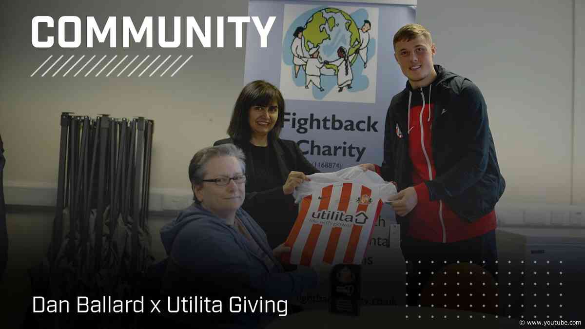 Dan Ballard Visits Fightback Charity | Community Organisation Of The Month