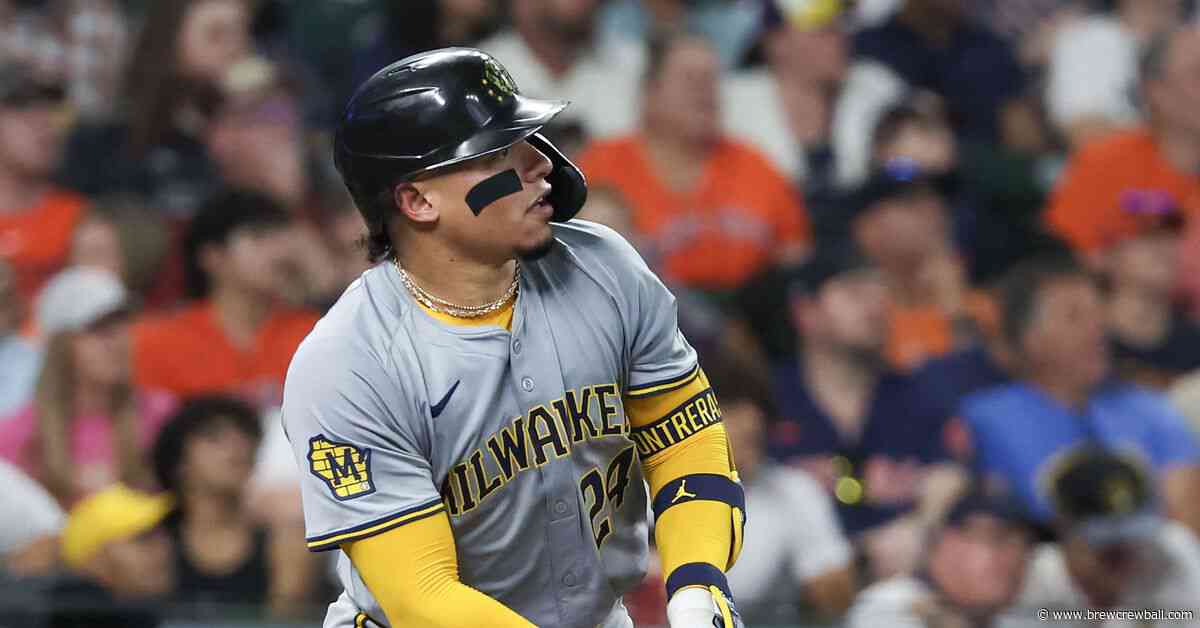 Contreras gets the big hit as Brewers defeat Astros