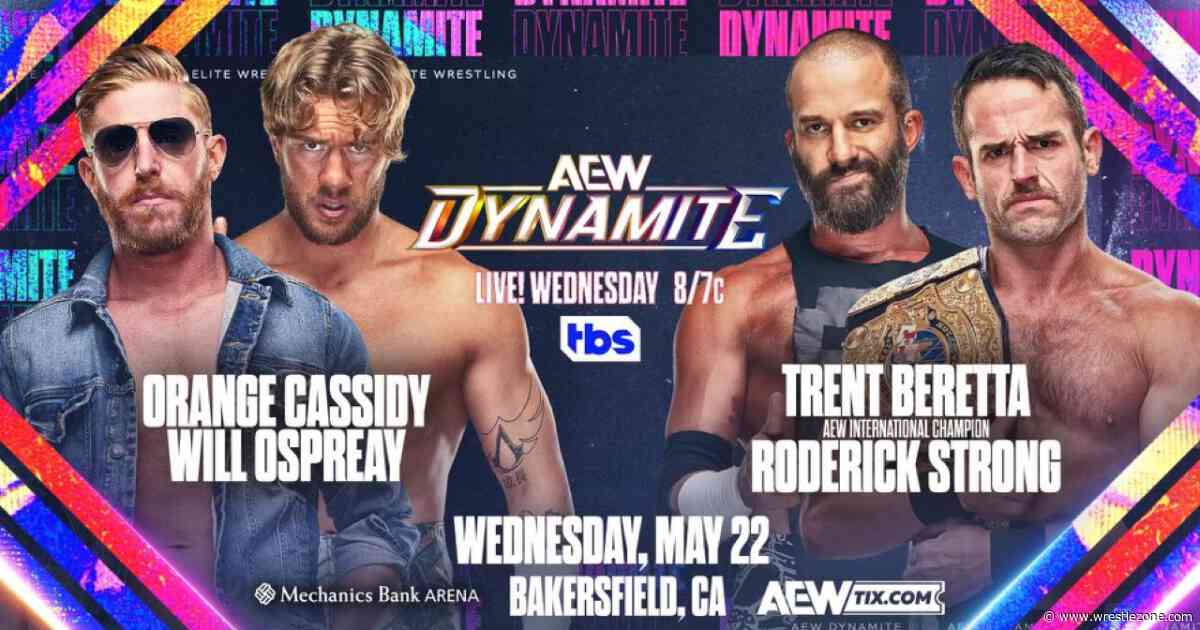 Will Ospreay In Action, FTW Contenders Match & More Announced For 5/22 AEW Dynamite, Updated Card