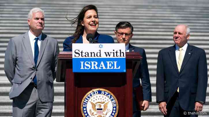 Stefanik to slam Biden's weapons hold in remarks before Israel's government