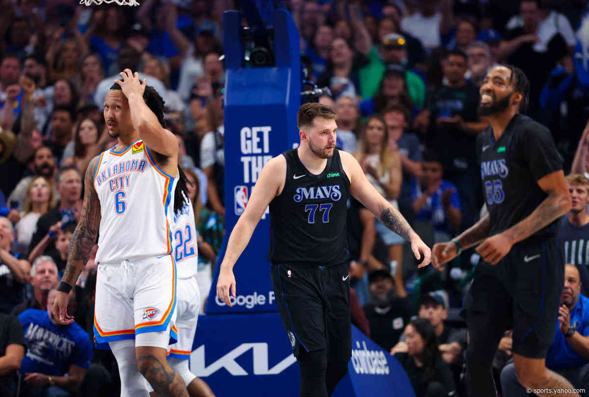 NBA Playoffs: Luka Dončić leads 17-point Mavericks comeback to finish off Thunder