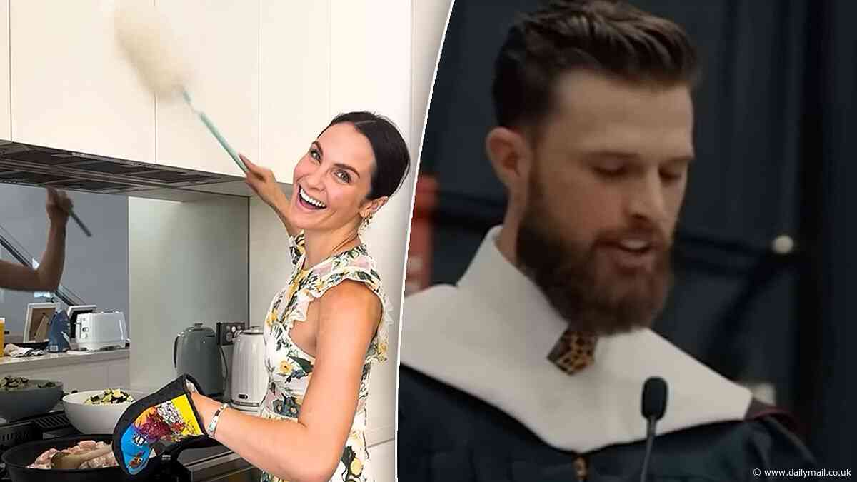 Laura Byrne divides opinion with snarky response to NFL star's graduation speech praising homemaker women