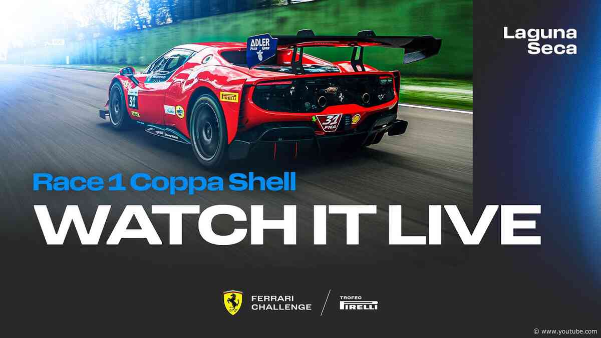 Ferrari Challenge North America - Laguna Seca, Race 1 Coppa Shell