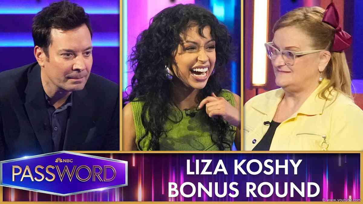 Liza Koshy and Jimmy Fallon Team Up in a Bonus Round of Password