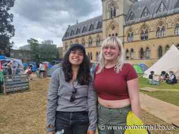 Oxford student protestors for Palestine slam university