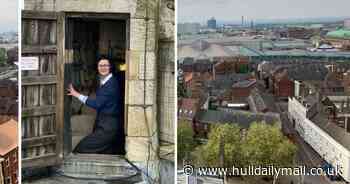 I braved the spiral staircase at Hull Minster for a glimpse of the best views in Hull