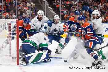 Oilers crank up the offence, drill Canucks 5-1 to force Game 7