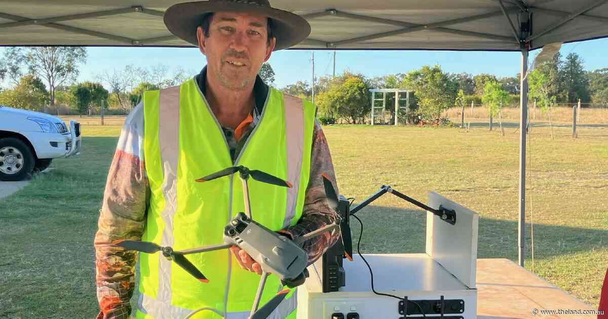 Hog hunter uses thermal imaging drone to locate feral pigs