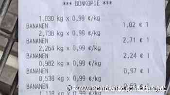 „Person aus den Mathe-Rätseln“ kauft fast 16 Kilo Bananen bei Aldi – einige „finden das normal“