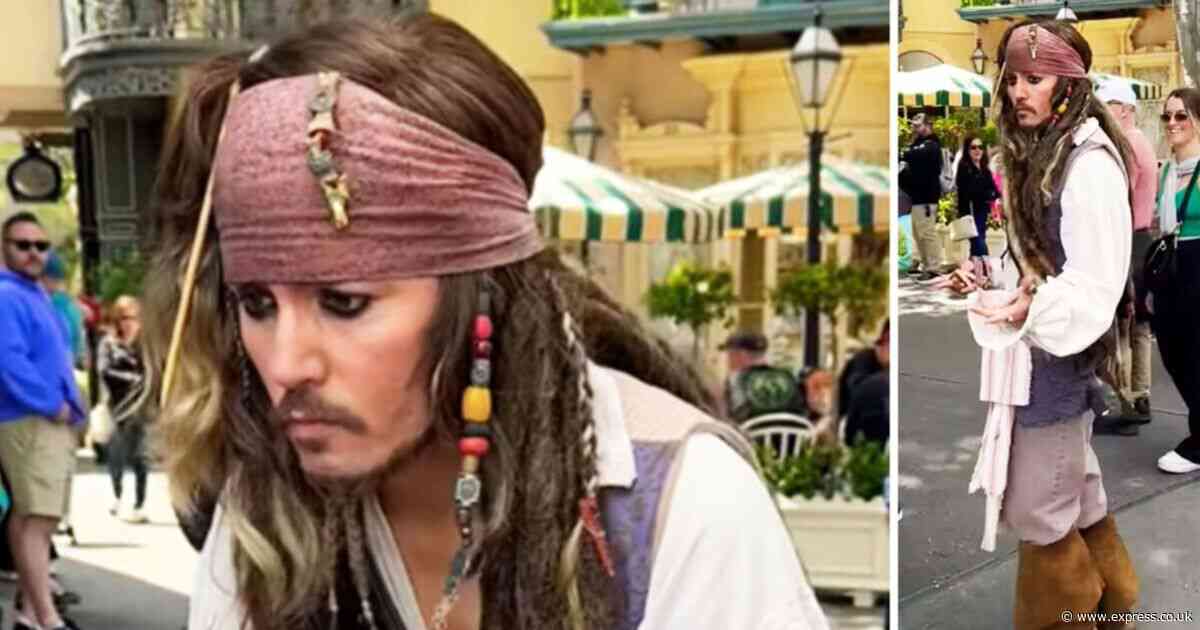 Johnny Depp fans convinced Pirates star reprised Jack Sparrow at Disneyland in new footage