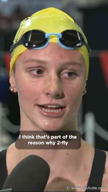 Summer McIntosh swims FASTEST time in the world this year in the 200m fly