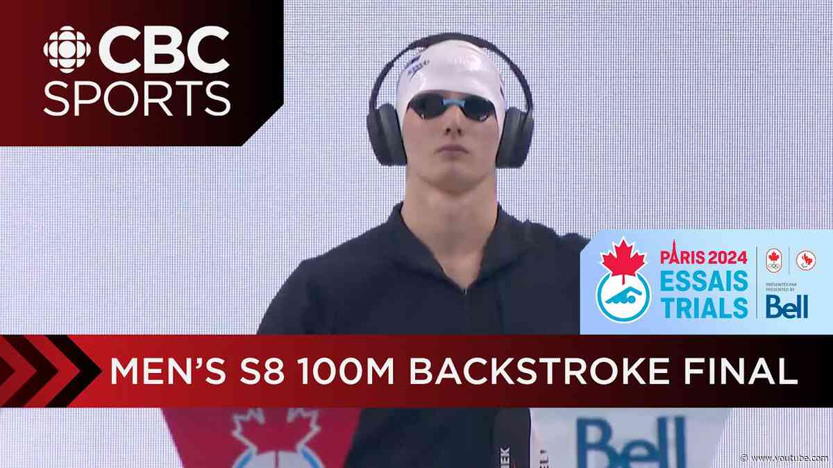 Reid Maxwell sets Canadian record, qualifies for Paris 2024 in men's S8 100m backstroke | CBC Sports