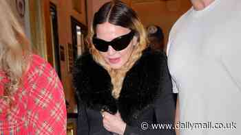 Madonna, 65, bundles up in cool faux fur-trim jacket while out in NYC... after wrapping Celebration Tour with historic Brazil concert