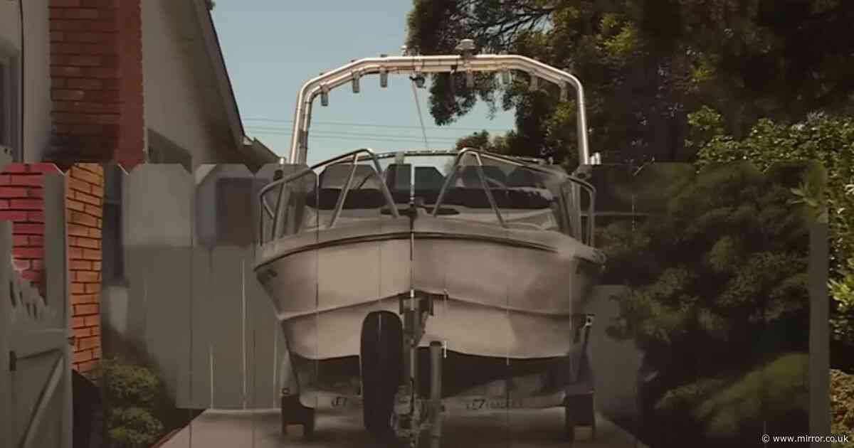 Man ordered to hide boat parked in driveway snubs city by having vessel painted on his fence