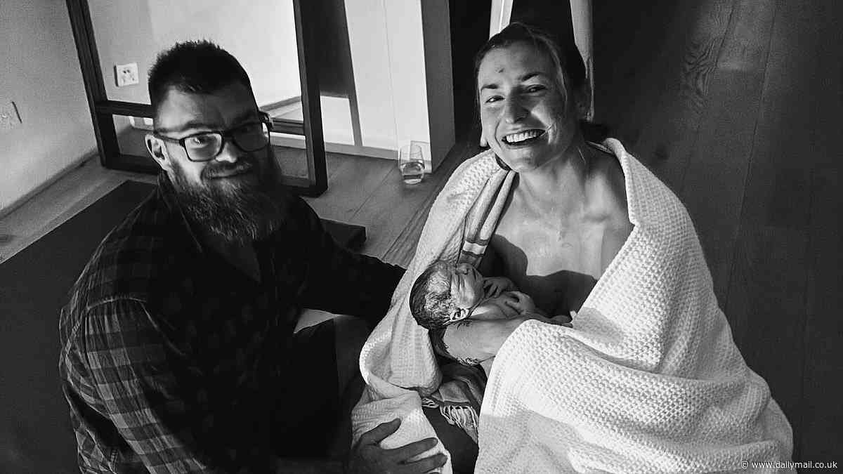 Tony Abbott's daughter Frances welcomes second child with husband Sam on a YOGA MAT and reveals her adorable name