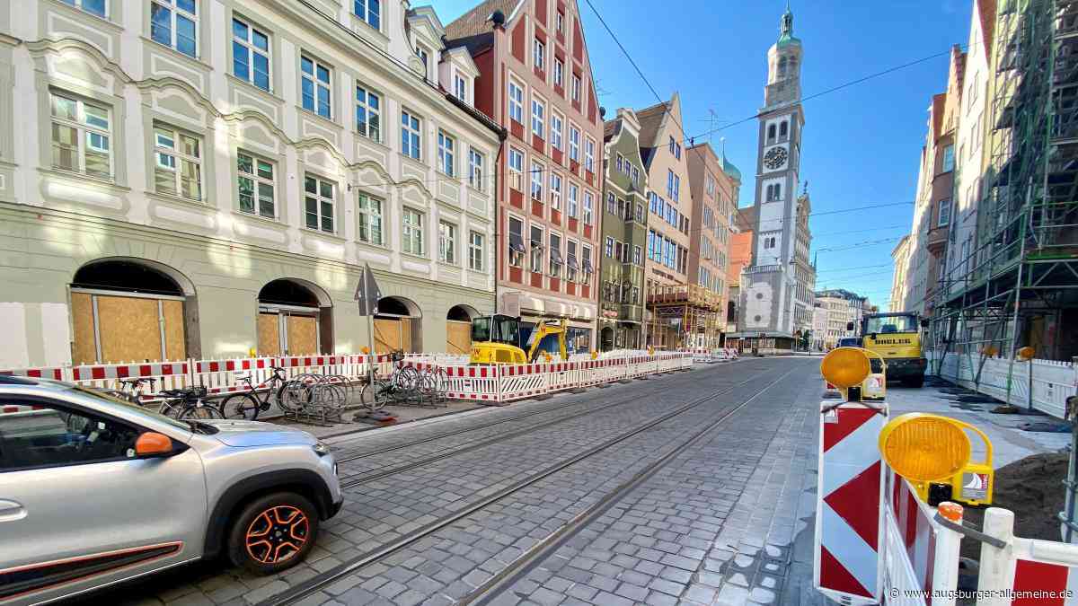 Ferienbaustellen in Augsburg: Karolinenstraße wird zur Einbahnstraße
