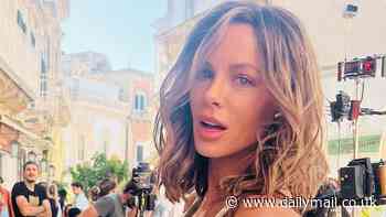 Kate Beckinsale jokes she was 'almost shot by a farmer' as she shares Instagram snaps from trip to Italy where she is filming her new movie Stolen Girl