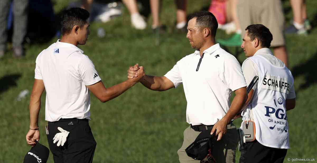 Schauffele & Morikawa share the lead as battle for PGA Championship heats up