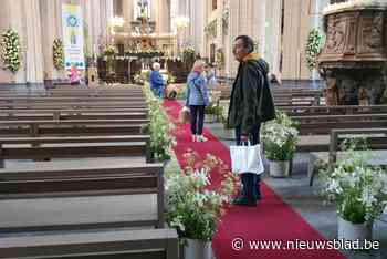 ‘Amaai zeg wauw’ in het echt: bloemenpracht van 5.000 bloemen in basiliek bezorgt bezoekers kippenvel